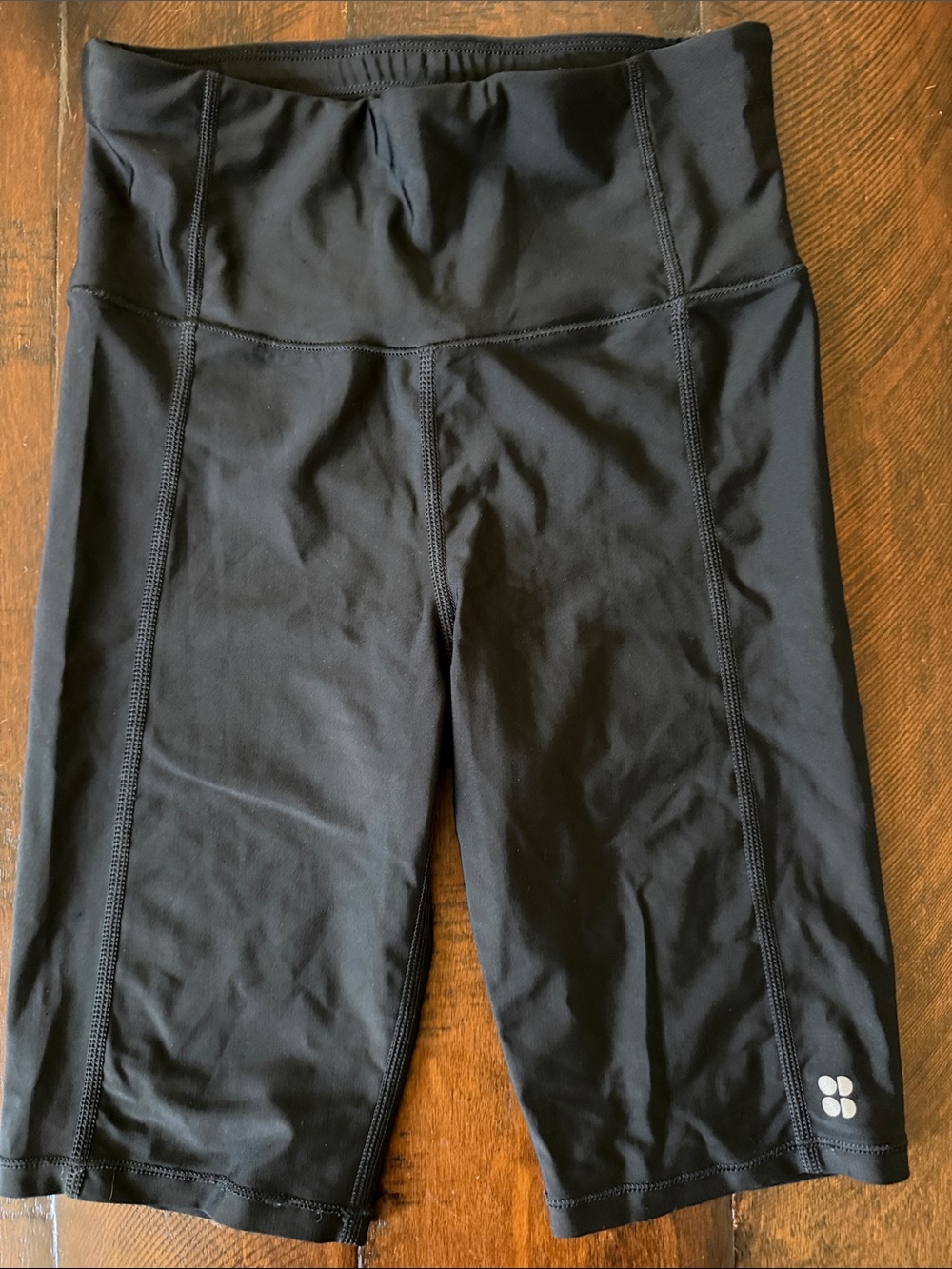 Sweaty Betty Black High-Rise Bike Shorts